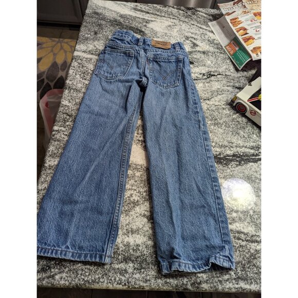 Levi's 549 Kids Boy's Relaxed Fit Straight Leg Denim Jeans Size 6 Slim - Picture 3 of 7